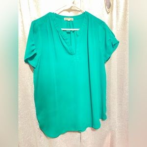 Emerald Green Blouse Top